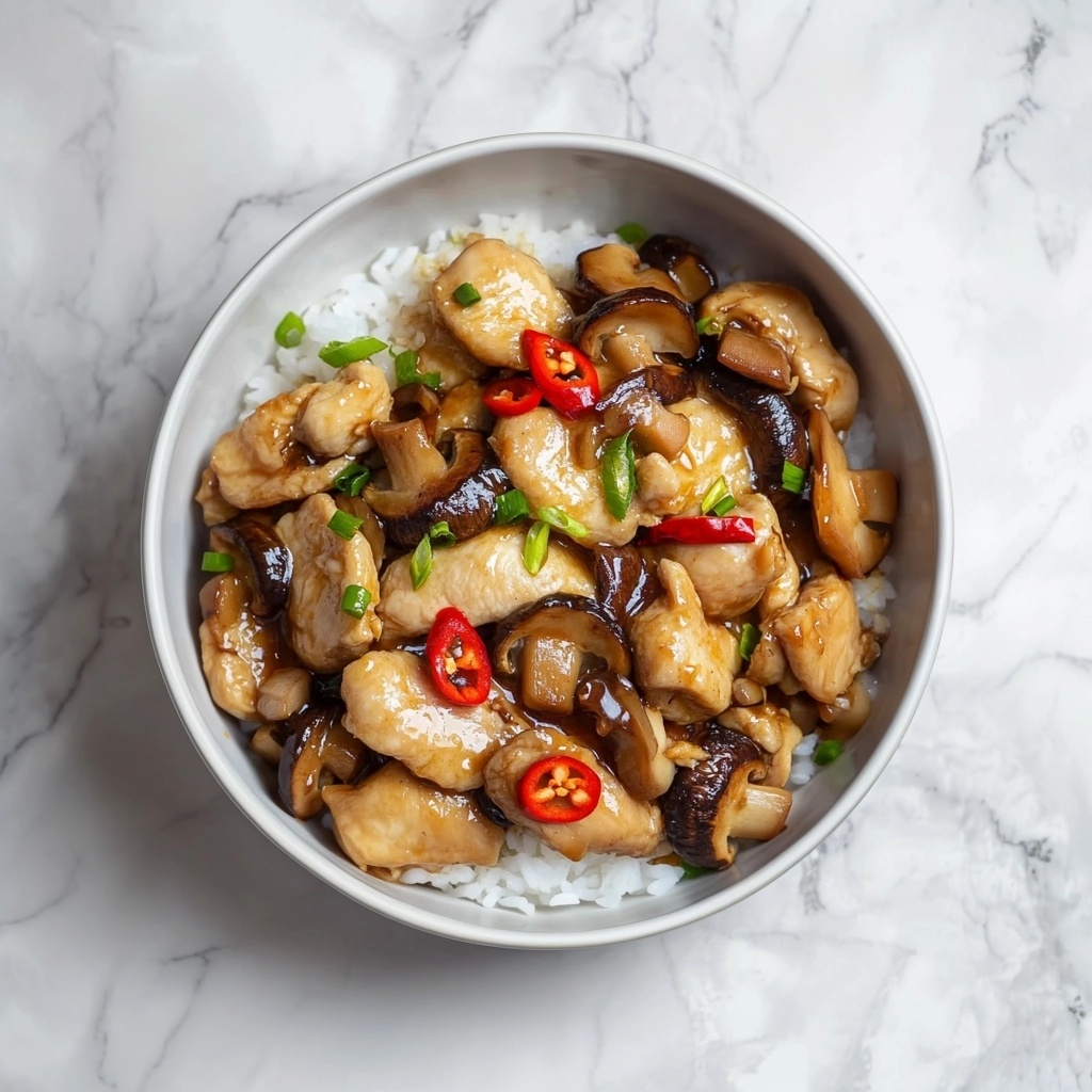 Frozen Steamed Chicken and Mushroom Rice 香菇滑鸡饭
