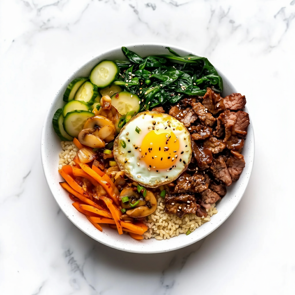 G: Korean Beef Bibimbap 韩式牛肉石锅拌饭 (July 12/15)
