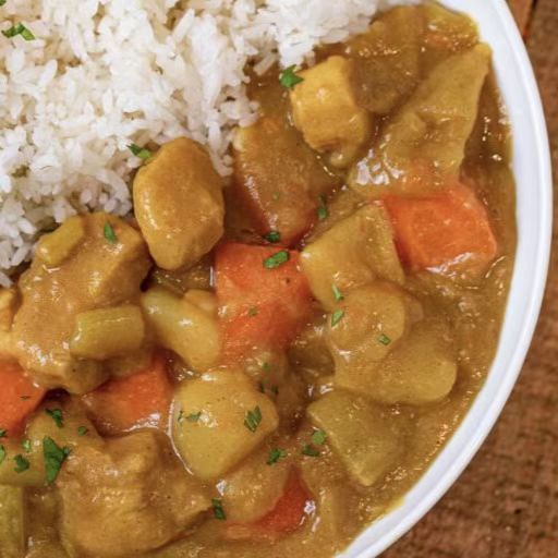 Frozen Japanese Style Curry Chicken with rice 日式咖喱鸡肉饭