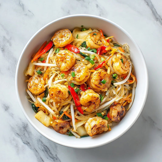I: Stir-Fried Rice Vermicelli with Shrimp in XO Sauce XO酱鲜虾炒米粉 (Feb 22/ Feb 25)