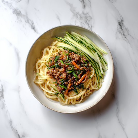 C: Peking Style Pork Bolognese with Pasta 老北京肉碎炸酱面 (Apr 5/ Apr 8)