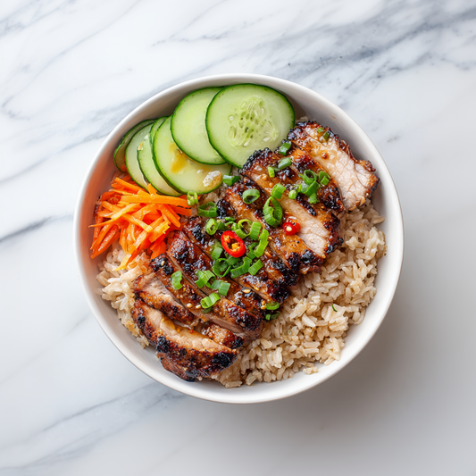 C: Vietnamese Lemongrass Grilled Pork with Broken Rice 西贡香茅烤肉饭 (August 23/26)