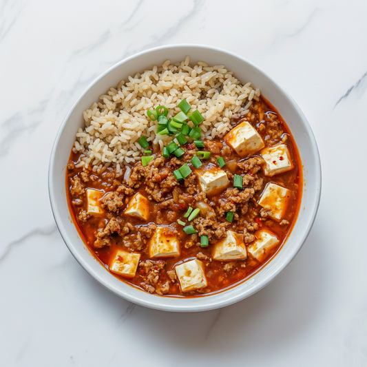 E: Mapo Tofu with Brown Rice 川味麻婆豆腐配糙米饭 （微辣） (August 23/26)