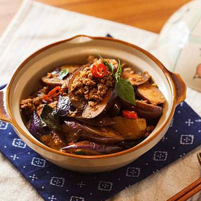 E: Minced Pork and Eggplant Stir-Fry with Multigrain Rice 鱼香茄子配杂粮饭 (May. 20/23)
