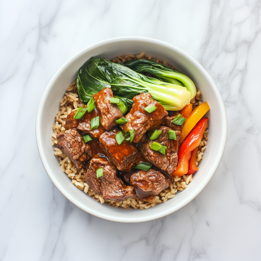 F: Sichuan Style Braised Beef with Brown Rice 川味红烧牛肉配糙米饭 (Jan 11/Jan 14)