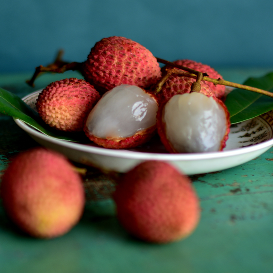 Coconut Jelly - Lychee 荔枝椰子冻 (Glass container)