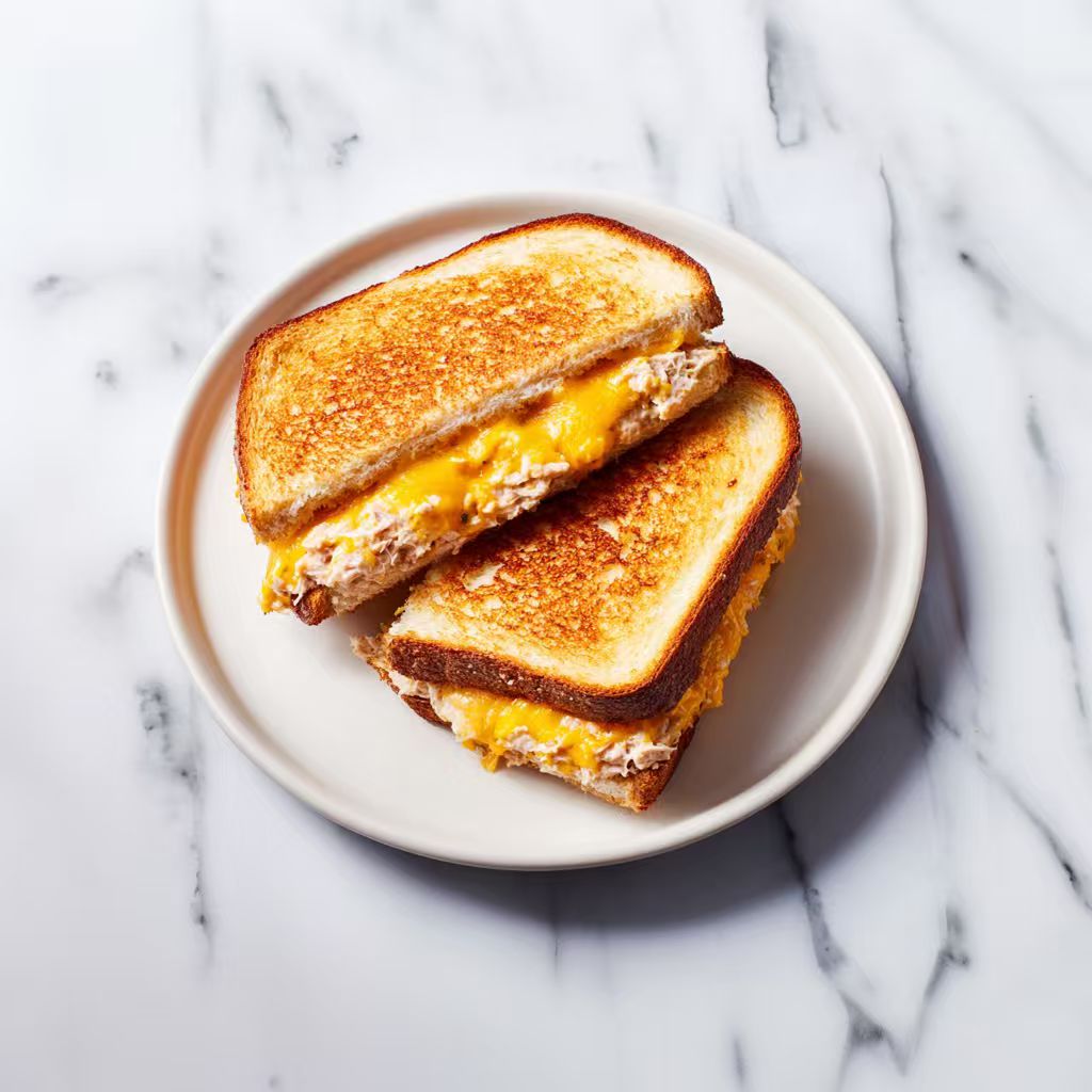 HR Tuna Melt with ginger ale combo